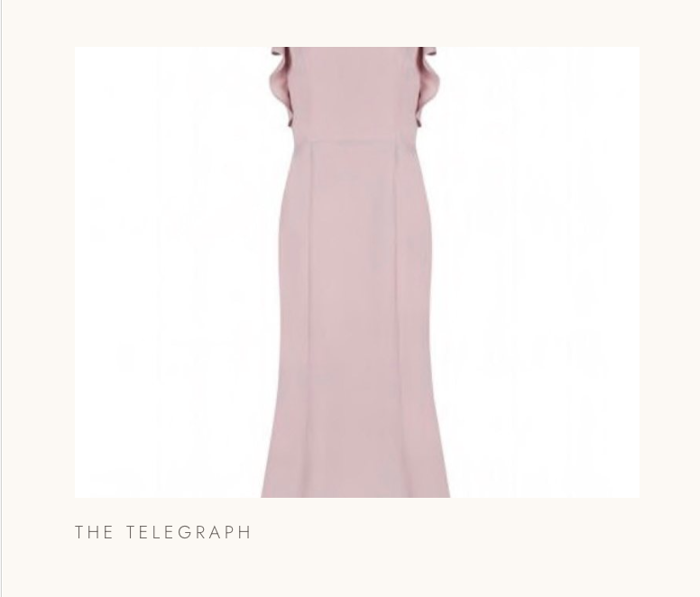 The Telegraph, Best bridesmaids dresses 2018, featuring the TH&TH Cecilia dress in blush